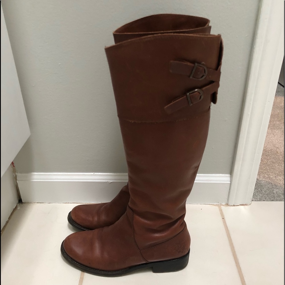 Brown Leather Boots